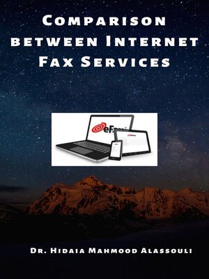 cover image of Comparison between Internet Fax Services